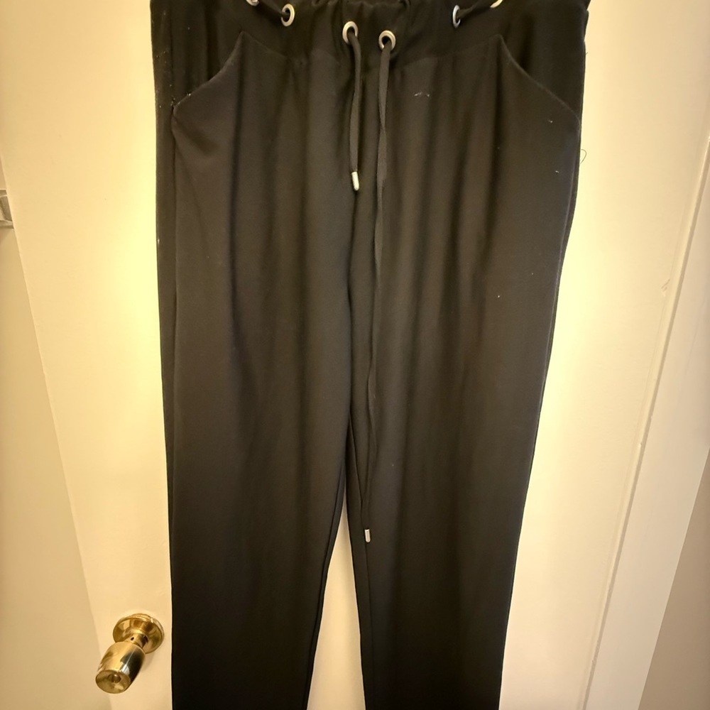Lysse Black Trousers with Elastic Waistband